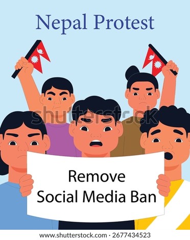 Nepal protest GenZ remove social media ban right 