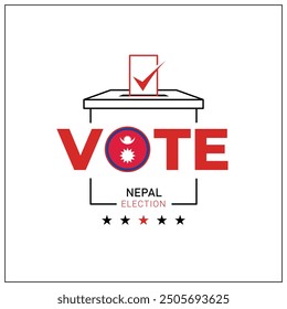 Nepalesisches Wahlrecht, Teilnahme der Bürger Nepals an der Wahl, gehen zur Wahl, Abstimmung, Austritt aus der Hand, positive Stimme, negative Stimme, Blatt Papier in der Wahlurne, Wahlen, Wahl des Herrschers.