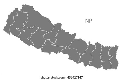 Nepal Ko Naya Naksha Nepal Map Images, Stock Photos & Vectors | Shutterstock