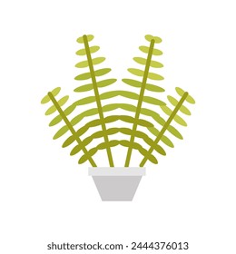 Nephrolepis icon in vector. Logotype