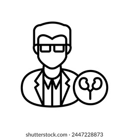 Nephrologists icon in vector. Logotype
