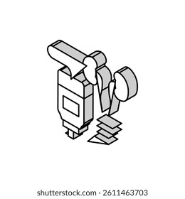 nephrostomy disease isometric icon vector. nephrostomy disease sign. isolated symbol illustration