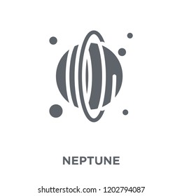 Neptune icon. Neptune design concept from Astronomy collection. Simple element vector illustration on white background.