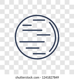 Neptune icon. Trendy linear Neptune logo concept on transparent background from ASTRONOMY collection