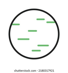 Imagen vectorial de icono Neptuno. También se puede usar en Espacio. Adecuado para aplicaciones móviles, aplicaciones web y medios impresos.