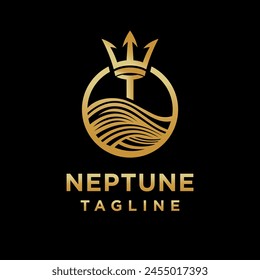 Neptune logo design, zeus logo