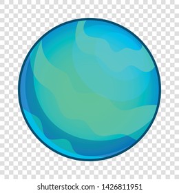 Neptune planet icon. Cartoon illustration of Neptune planet vector icon for web