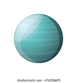 Neptune planet isolated