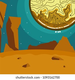 Neptune planet seen from ground