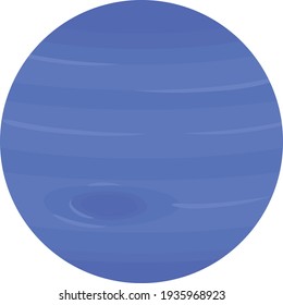 Neptune. planet of the solar system.