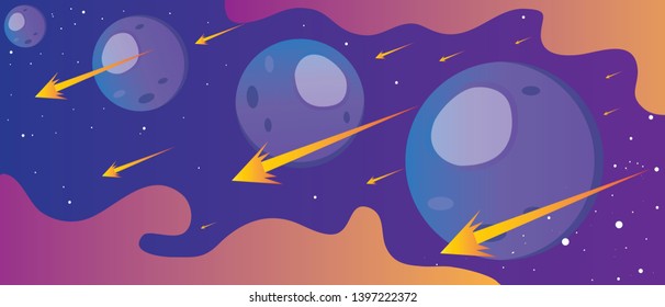Neptune planet vector design ,Neptune illustration