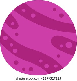 Neptune Solar System Planet Vector Illustration