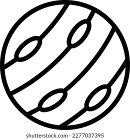 Neptune Vector Icon Design Illustration