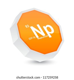 Neptunium  button