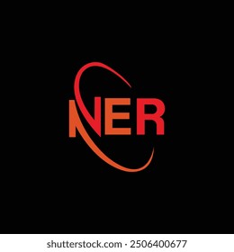 NER Letter Initial Logo Design Template Vector Illustration