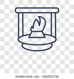 Ner Tamid icon. Trendy Ner Tamid logo concept on transparent background from Religion-2 collection