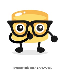the nerd coin mascot character