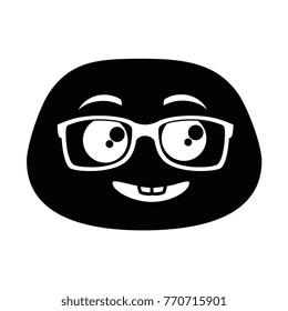 nerd emoji face icon