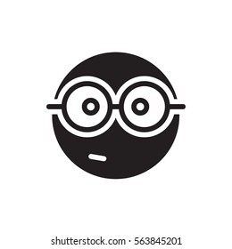 nerd emoji icon illustration isolated vector sign symbol