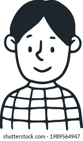 Nerd Face Working Flat Avatar