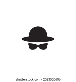 Ilustración de la plantilla de diseño de iconos de geek Nerd