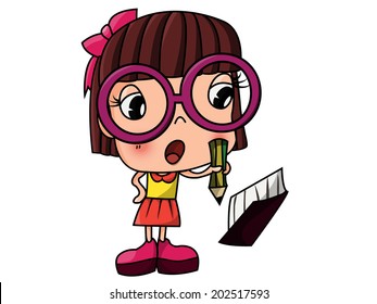 Nerd girl