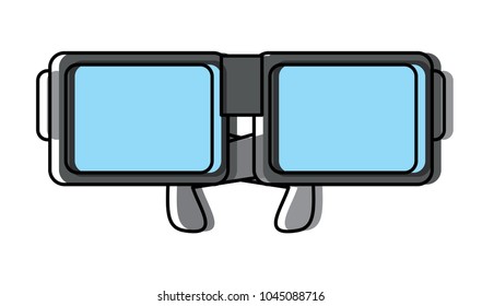Nerd glasses icon