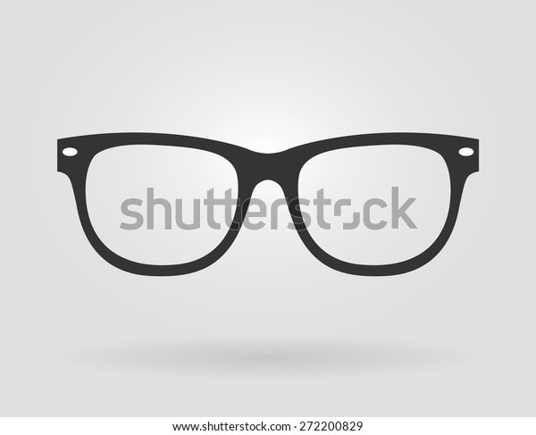 オタクの眼鏡のアイコン のベクター画像素材 ロイヤリティフリー