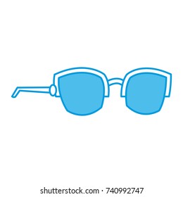 Nerd glasses isolated
