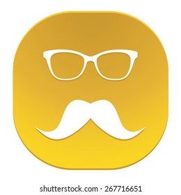Nerd glasses and mustaches