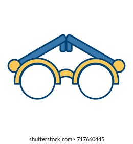 Nerd glasses symbol