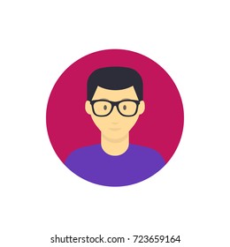 nerd guy avatar icon