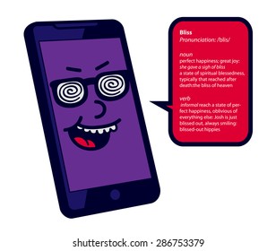 Nerd know-it-all omniscient genius smartphone character answering questions, oracle, explaining complex concepts, smart alec, 