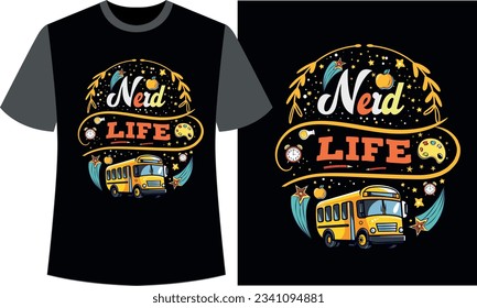 Nerd Life , De vuelta al diseño de camisetas de la escuela