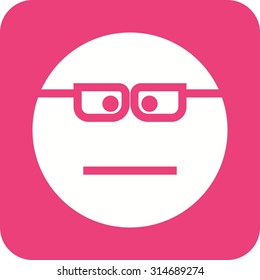 Nerd, portrait, suspenders icon vector image. Can also be used for emotions and halloween. Suitable for mobile apps, web apps and print media.