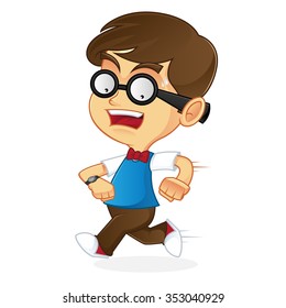 Nerd running late