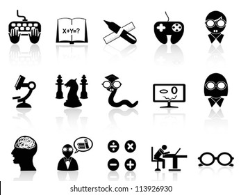 nerds icon set