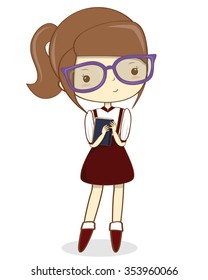 Nerdy Girl Images, Stock Photos & Vectors | Shutterstock