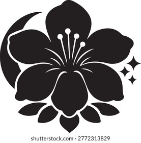 Nerium Blossom Flower Icon – Vector Illustration