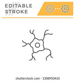 Nerve Cell Line Icon