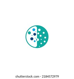 nerve cell logo or neuron logo with vector style