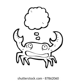 nervous crab cartoon