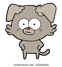 Nervenhundekartoon