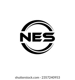 NES Logo Design, Inspiration for a Unique Identity. Modern Elegance and Creative Design. Watermark Your Success with the Striking this Logo.