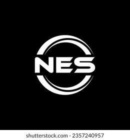 NES Logo Design, Inspiration for a Unique Identity. Modern Elegance and Creative Design. Watermark Your Success with the Striking this Logo.