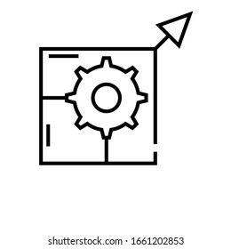 Nesessary changes line icon, concept sign, outline vector illustration, linear symbol.