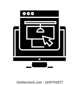 Nesessary object black icon, concept illustration, vector flat symbol, glyph sign.