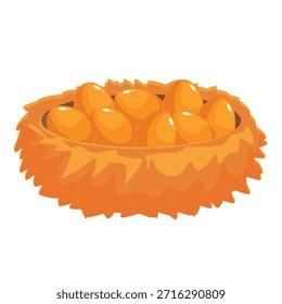 Nido que contiene huevos de oro que simbolizan el ahorro, la inversión y la construcción de un futuro financiero seguro