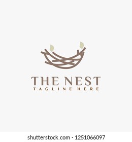 The nest creative logo