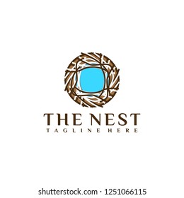 The nest creative logo